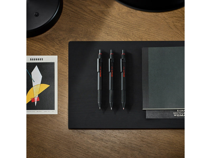 Rotring rOtring 6 3-in-1-Schreibgerät mit Kugelschreiber und Druckbleistift | Kugelschreiber mit 2 feinen Spitzen (schwarze und