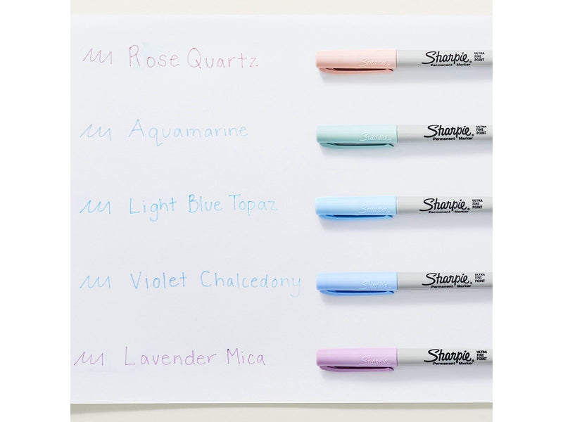 Sharpie Permanentmarker | Mystic Gem Special Edition | Feine Spitze | Verschiedene Farben | 12 Stück