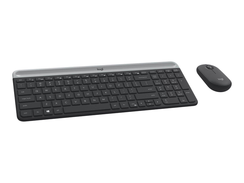 Logitech Slim Wireless Combo MK470 - Tastatur & Maus Set - Tschechisch - Grau