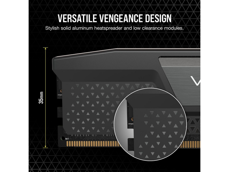 Corsair Vengeance DDR5-5600 - 48GB - CL40 - Dual Channel (2 pcs) - Intel XMP - Schwarz