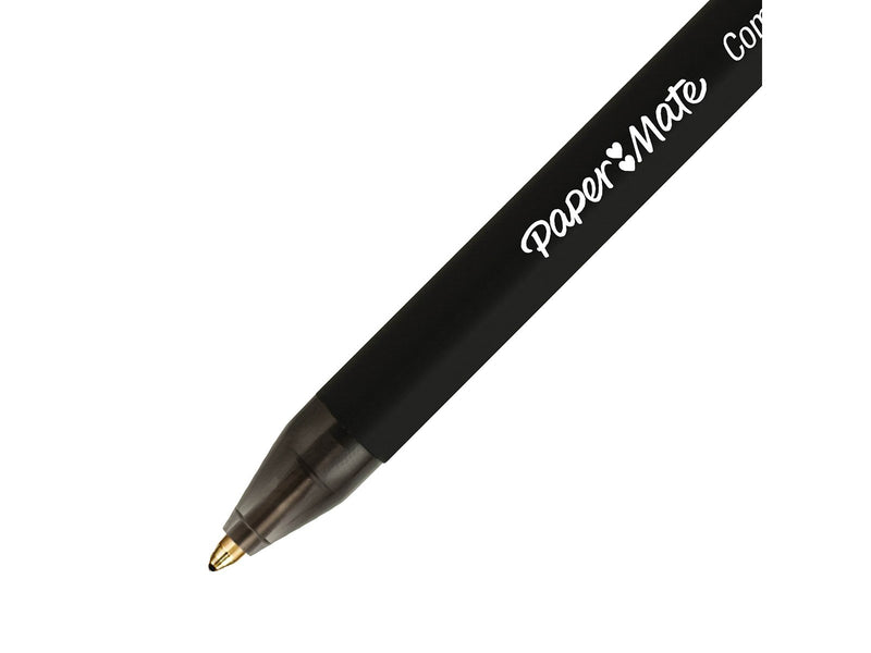 Paper Mate ComfortMate Ultra Druckkugelschreiber | mittlere Schreibspitze (1,0 mm) | schwarz | 4 Stück