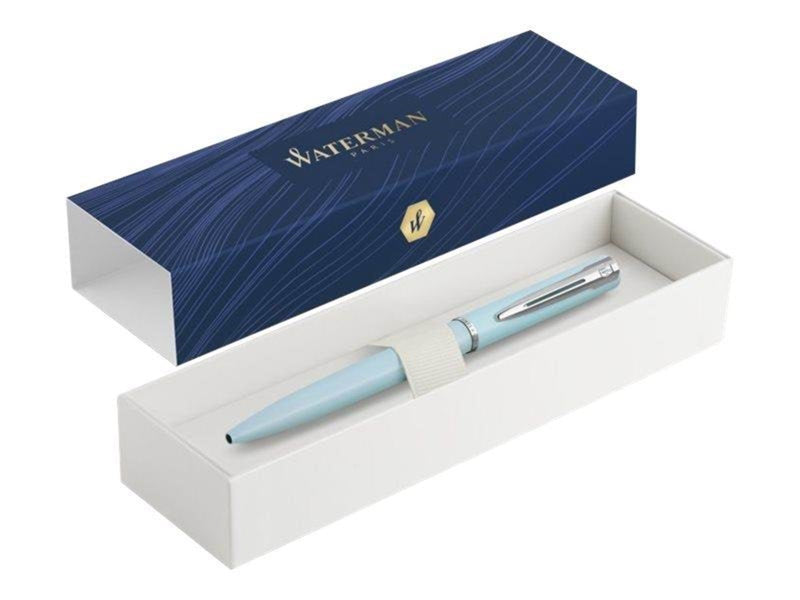 Waterman Allure Kugelschreiber | Pastell-Baby Blue | Mittlere Spitze | Blaue Tinte | Geschenkbox