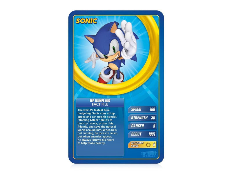 Winning Moves Sonic Top Trumps Card Game