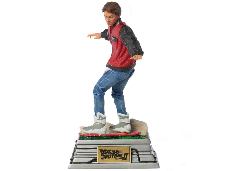 Iron Studios - Back To The Future: Marty McFly on Hoverboard - Figur