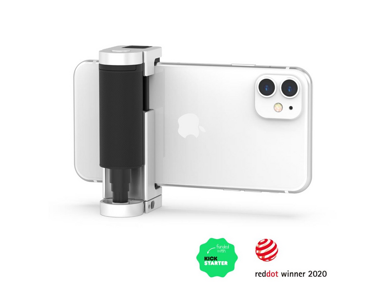 Just Mobile Shutter Grip 2 smart camera control for your smartphone - Silver
