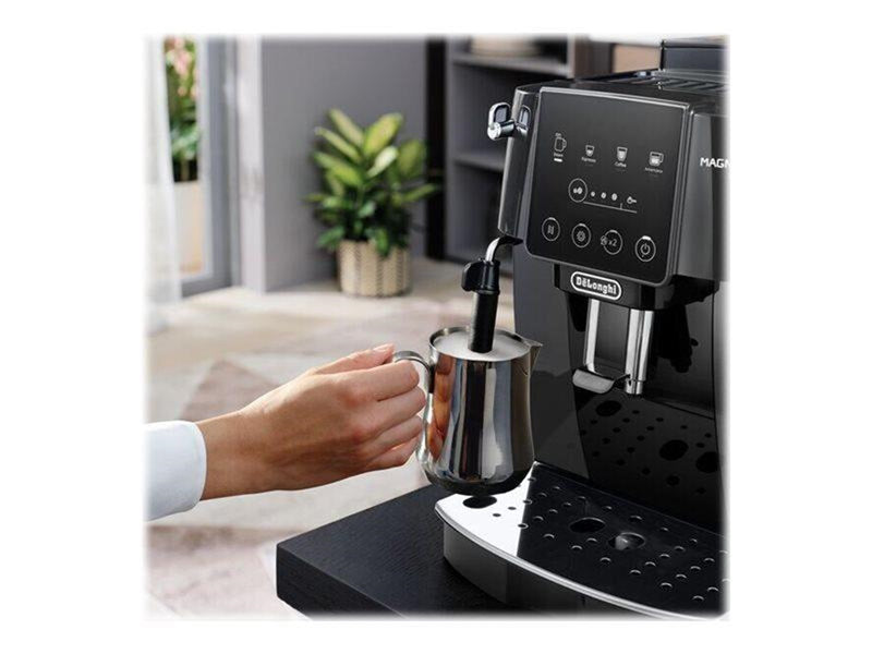 DeLonghi De'Longhi Magnifica Start ECAM220.22.GB - automatic coffee machine with cappuccinatore - 15 bar - dark grey