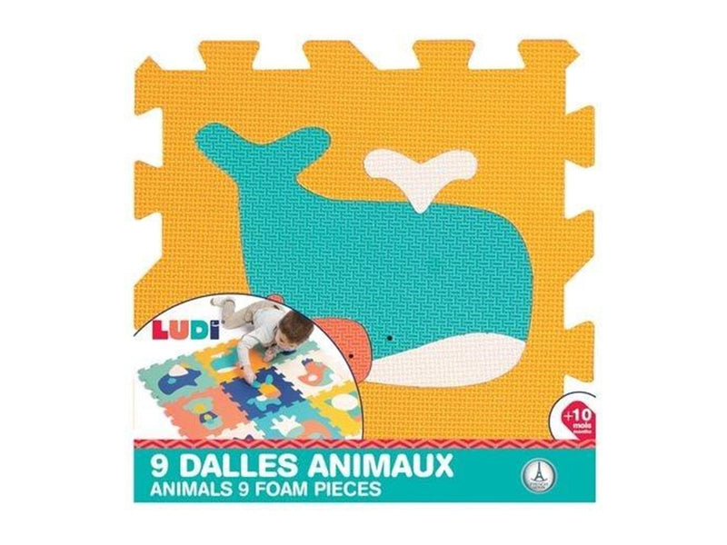 LUDI Play mat with animals (9 pcs)