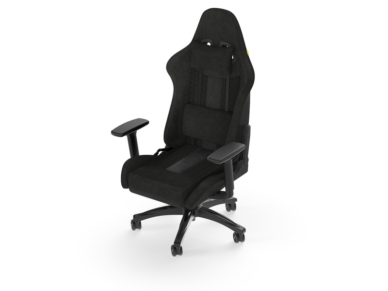 Corsair TC100 Relaxed Fabric Gaming Stuhl - Schwarz - Stoff - Bis zu 120 kg