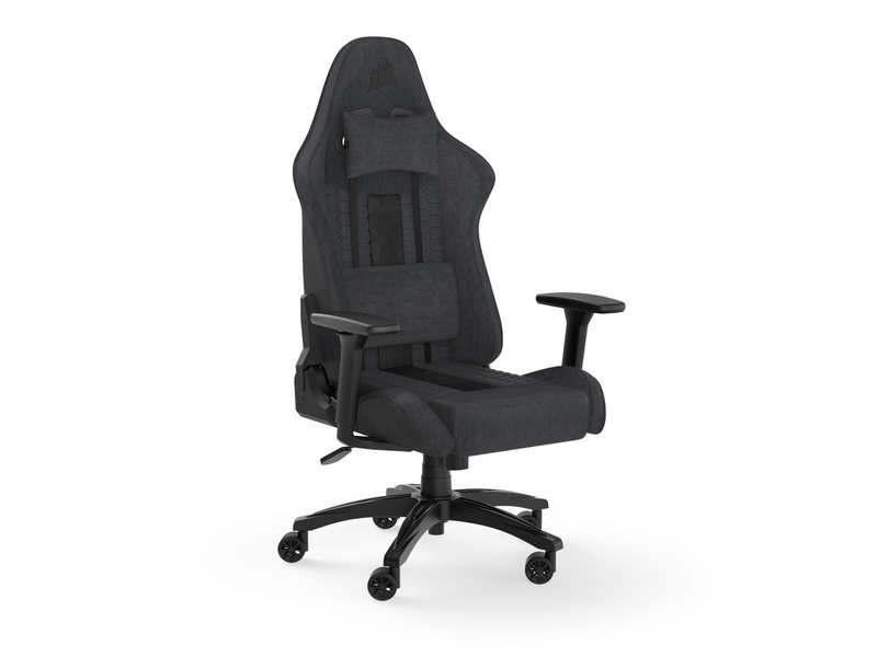 Corsair TC100 Relaxed Fabric Gaming Stuhl - Grau - Stoff - Bis zu 120 kg