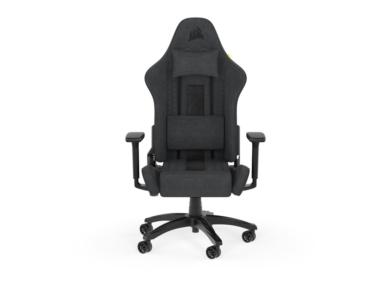 Corsair TC100 Relaxed Fabric Gaming Stuhl - Grau - Stoff - Bis zu 120 kg