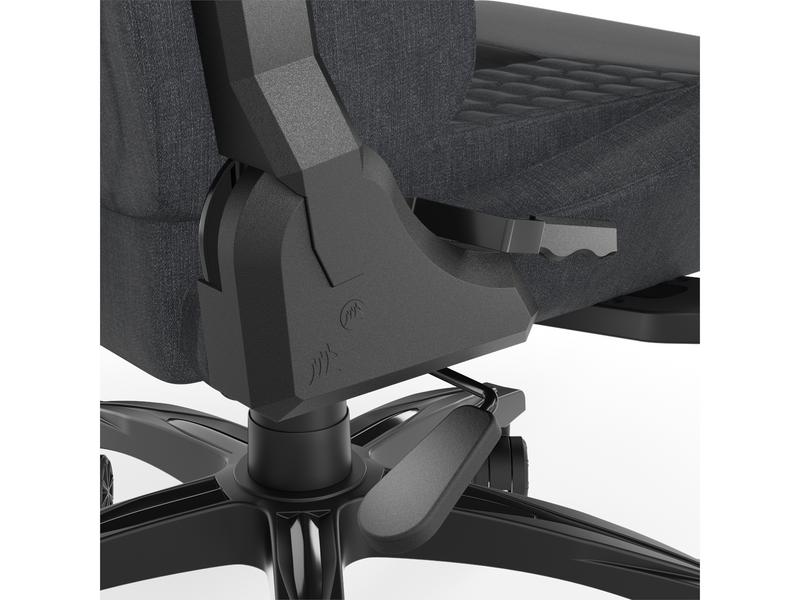 Corsair TC100 Relaxed Fabric Gaming Stuhl - Grau - Stoff - Bis zu 120 kg