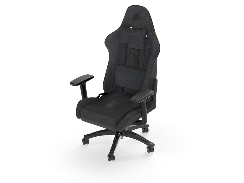 Corsair TC100 Relaxed Fabric Gaming Stuhl - Grau - Stoff - Bis zu 120 kg