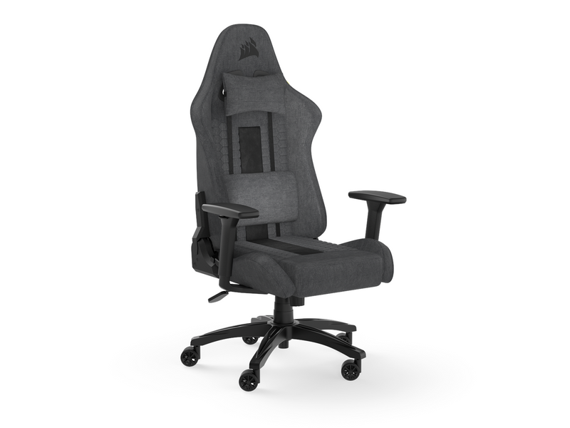 Corsair TC100 Relaxed Fabric Gaming Stuhl - Grau - Stoff - Bis zu 120 kg