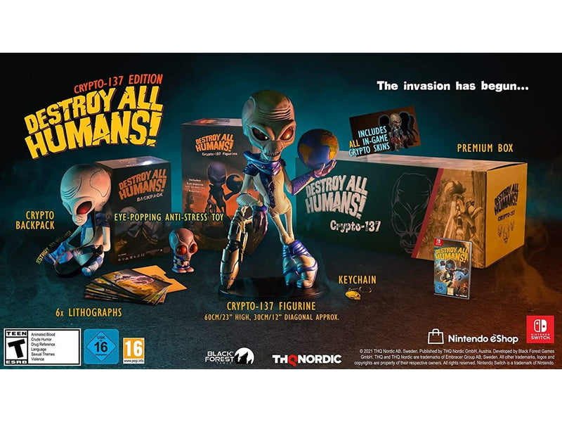 Destroy All Humans! (Crypto-137 Edition) - Nintendo Switch - Action/Abenteuer - PEGI 16