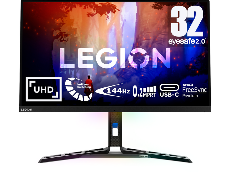 31.5" Lenovo Legion Y32P-30 - 3840x2160 (4K / UHD) - 144Hz - IPS - 75W USB-C