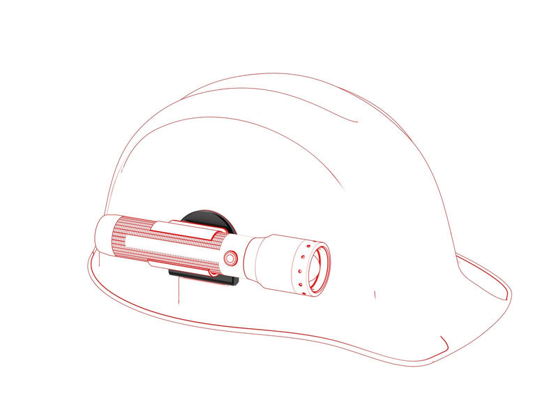 Ledlenser Helmet Mount for Euroslot Type A