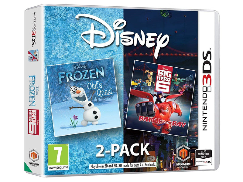 Frozen: Olaf's Quest + Big Hero 6 Double Pack - Nintendo 3DS - Samlung - PEGI 7