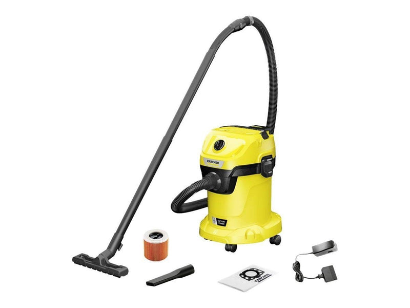 Kärcher Staubsauger CORDLESS WET AND DRY VACUUM CLEANER WD 3-18 BATTERY SET V-17/20
