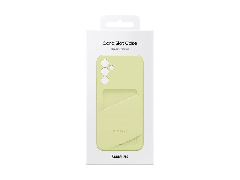 Samsung Galaxy A34 Card Slot Case - Lime