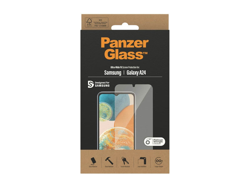PanzerGlass Screen Protector Samsung Galaxy A24 | Ultra-Wide Fit