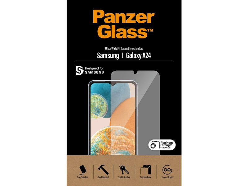 PanzerGlass Screen Protector Samsung Galaxy A24 | Ultra-Wide Fit