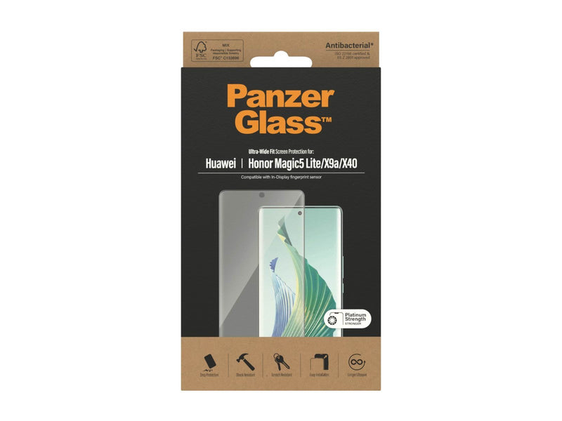 PanzerGlass Screen Protector Huawei Honor Magic 5 Lite | Ultra Wide Fit