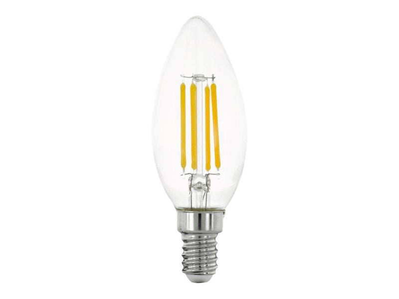 EGLO LED-Lampe C35 Candle 4W/827 470 lumen clear E14