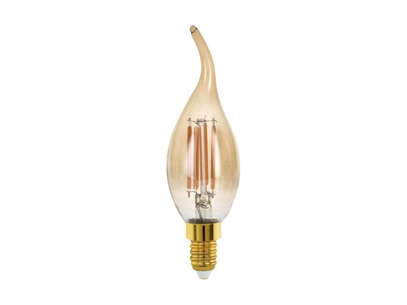 EGLO LED-Lampe CF35 Candle 4W/827 300 lumen amber dimmable E14