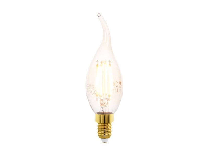 EGLO LED-Lampe CF35 Candle 4W/827 300 lumen amber dimmable E14