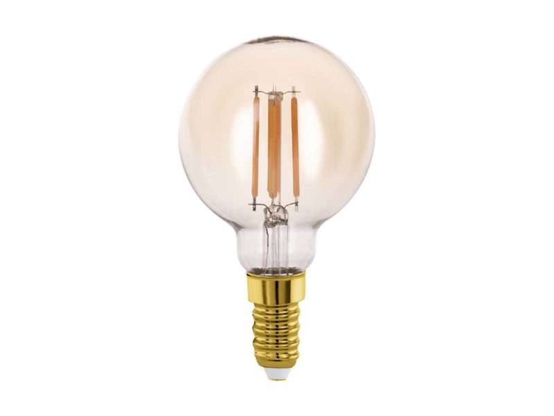 EGLO LED-Lampe G60 Globe 4W/822 350 lumen amber E14