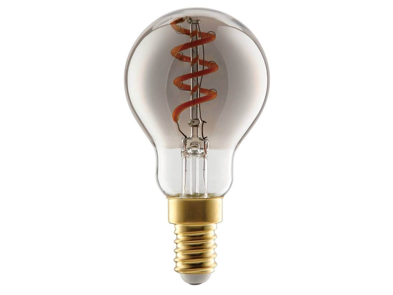 EGLO LED-Lampe P45 Mini ball Spiral 4W/820 100 lumen smoke dimmable E14