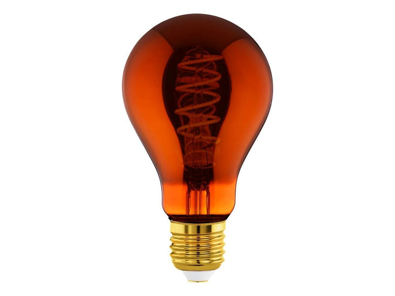 EGLO LED-Lampe A75 Spiral 4W/820 30 lumen copper dimmable E27