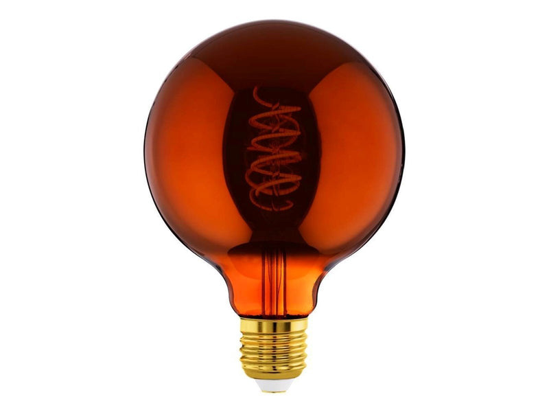 EGLO LED-Lampe G125 Globe 4W/620 30 lumen copper dimmable E27