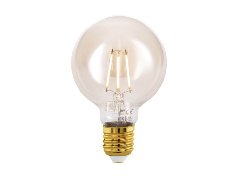 EGLO LED-Lampe G80 Globe 4W/822 350 lumen amber E27