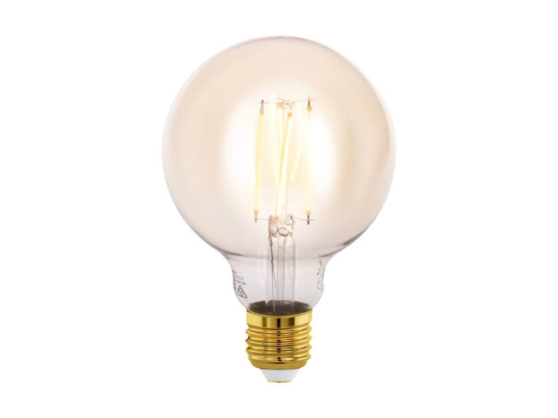 EGLO LED-Lampe G95 Globe 4W/817 300 lumen amber dimmable E27