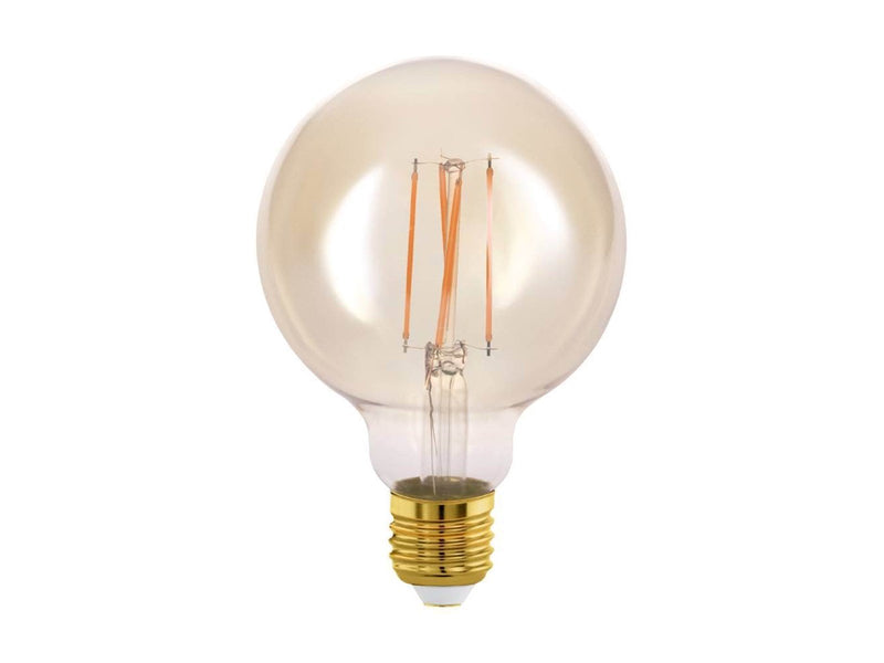 EGLO LED-Lampe G95 Globe 4W/822 350 lumen amber E27