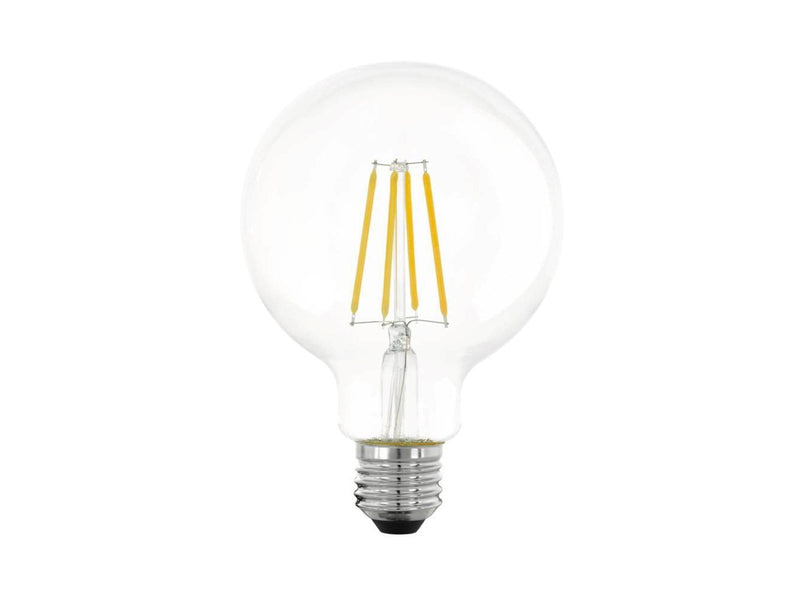 EGLO LED-Lampe G95 Globe 7.3W/827 806 lumen clear 3-step dimmable E27