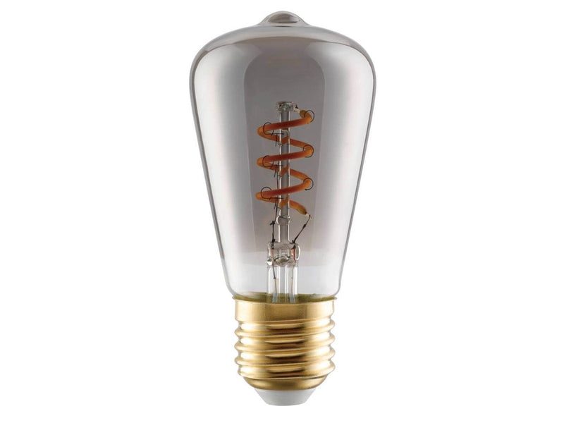 EGLO LED-Lampe ST48 Spiral 4W/820 100 lumen smoke dimmable E27