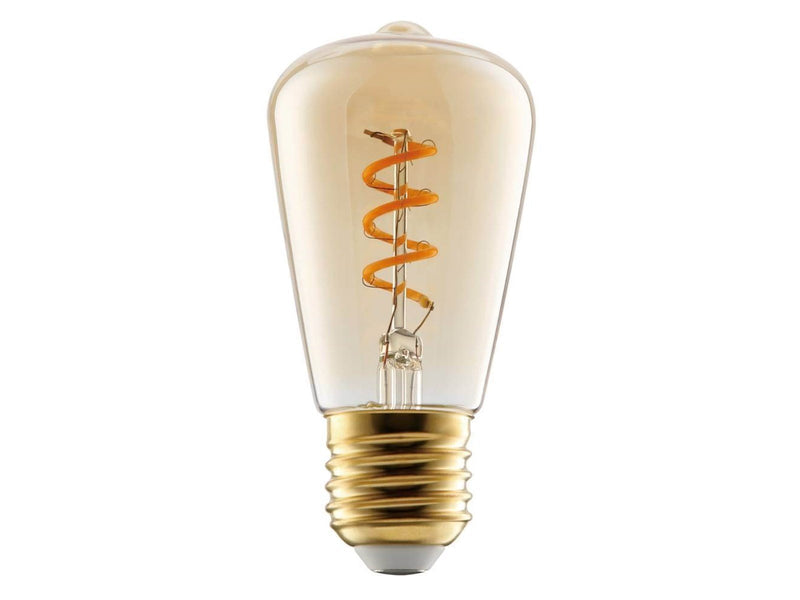 EGLO LED-Lampe ST48 Spiral 4W/820 145 lumen amber dimmable E27