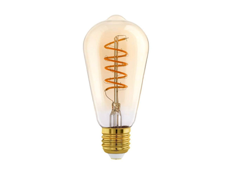 EGLO LED-Lampe ST64 Spiral 4W/822 270 lumen clear 3-step dimmable E27
