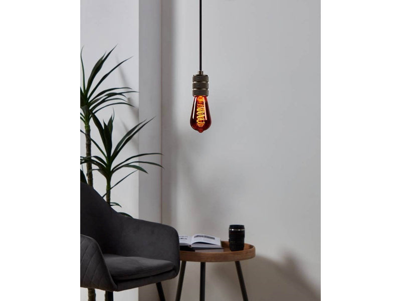 EGLO LED-Lampe ST64 Spiral 4W/820 30 lumen copper dimmable E27