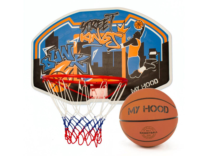 My Hood Basketball Hoop on backboard incl. ball