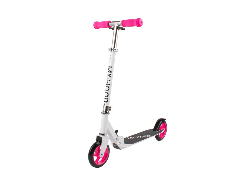 My Hood 145 Scooter - White/Pink