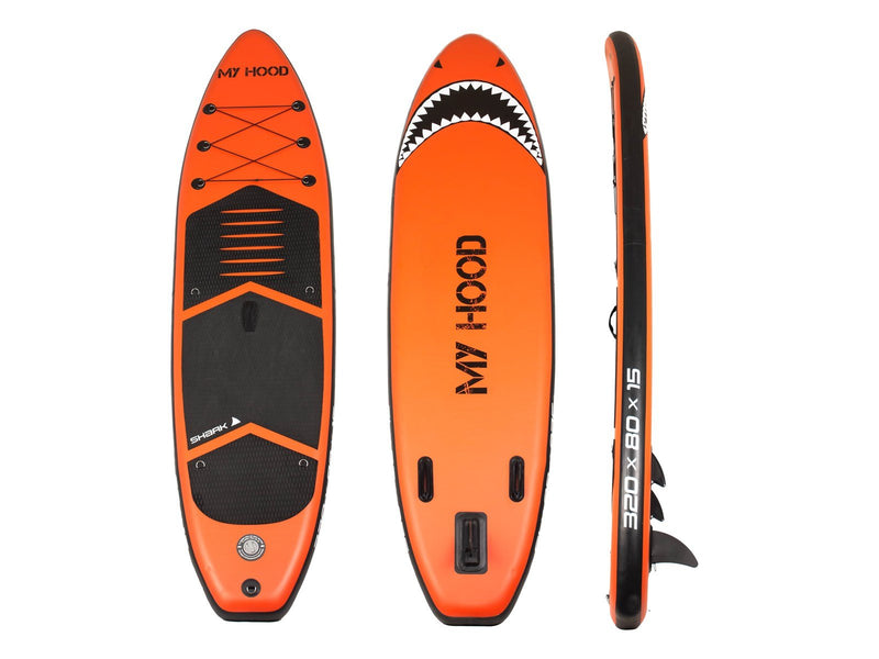 My Hood Sup Board Shark - Orange