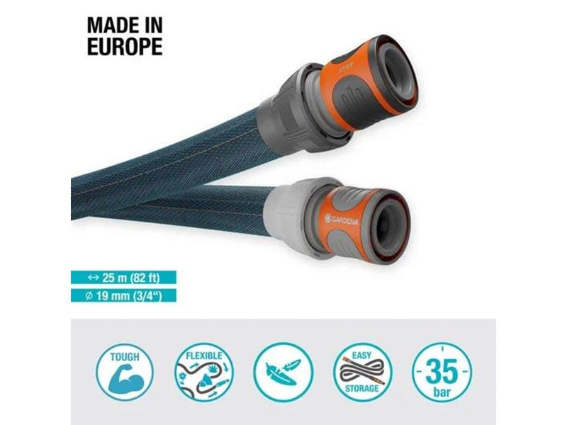 Gardena Textile hose Liano™ Xtreme 19 mm (3/4") 25 m, set