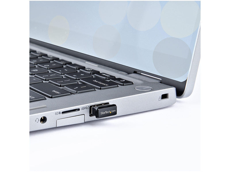 StarTech.com USB Bluetooth 5.0 Adapter USB Bluetooth Dongle Receiver Range Up to 10M