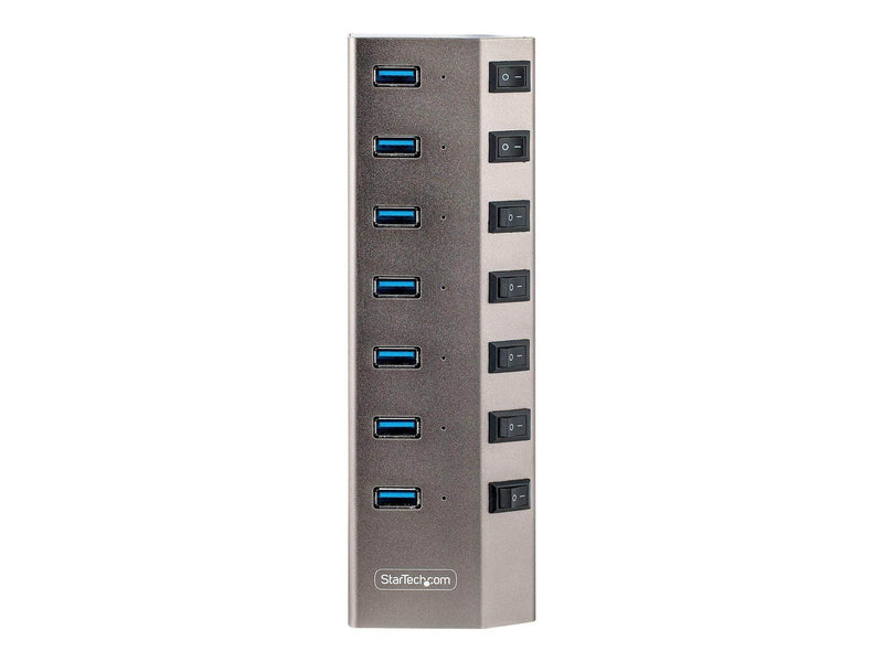 StarTech.com 5G7AIBS-USB-HUB-EU USB-Hubs - USB 3.2 - 7 - Grau