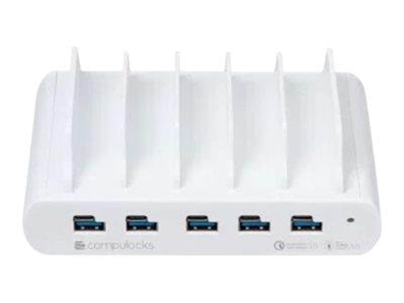 Compulocks charging station - 5 x 4 pin USB Type A 5 x USB-C - 150 Watt