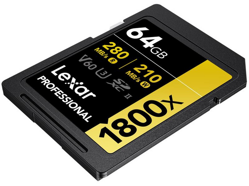 Lexar Professional Gold 1800x SD - 280MB/s - 64GB