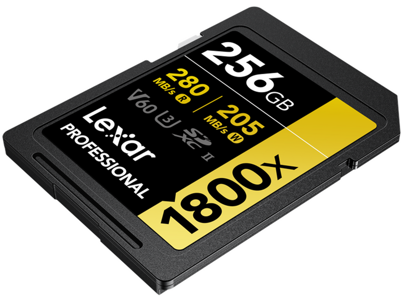 Lexar Professional Gold 1800x SD - 280MB/s - 256GB